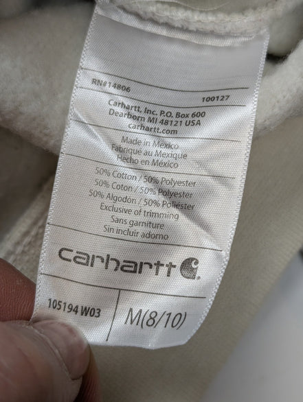 Sweat à capuche Carhartt Relaxed Fit Blanc Cassé Taille M