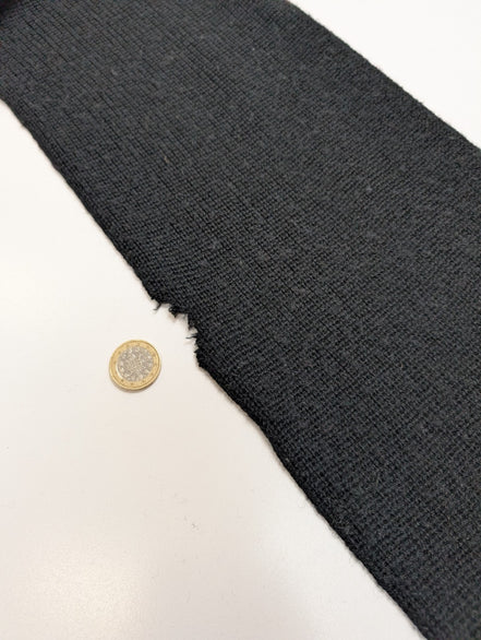 Écharpe Polo Ralph Lauren 100% Laine Mérinos Noire Logo Marron
