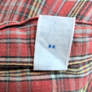 Chemise Ralph Lauren XL Carreaux Rouge Logo Bleu Marine Vintage manches longues