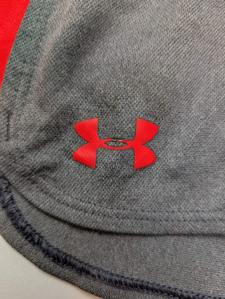 Short Under Armour HeatGear Gris & Orange Fluo - Femme Taille S