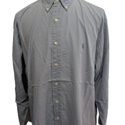 CHEMISE POLO Ralph Lauren homme XXL Classic Bleu Zinc défaut 💨