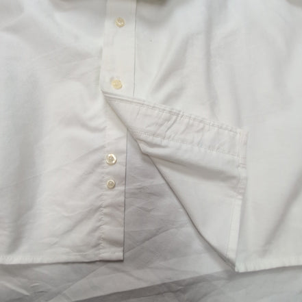 Chemise CHAPS Homme XL/XXL Blanche Manches Longues Matière Oxford