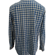 CHEMISE CHAPS FLANELLE DOUBLÉE M Bleue Carreaux VESTE Workwear
