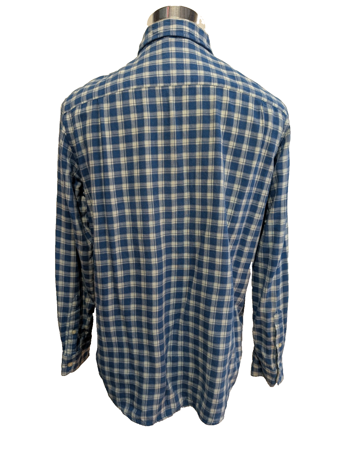 CHEMISE CHAPS FLANELLE DOUBLÉE M Bleue Carreaux VESTE Workwear