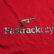 T-shirt Nike Dri-Fit Jersey Vintage Rouge Logo Brodé - Taille XL