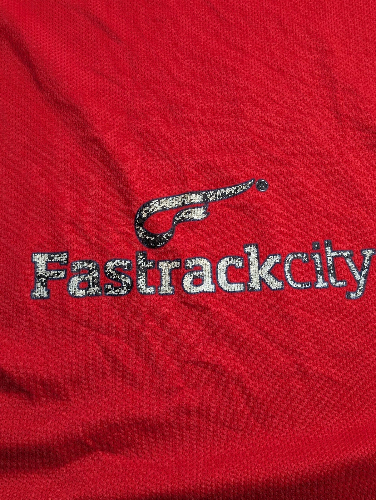 T-shirt Nike Dri-Fit Jersey Vintage Rouge Logo Brodé - Taille XL