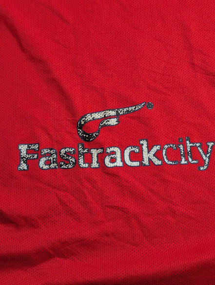T-shirt Nike Dri-Fit Jersey Vintage Rouge Logo Brodé - Taille XL
