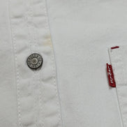 Chemise LEVI'S Jean Denim Blanc Manches Longues Red Tab - Taille L
