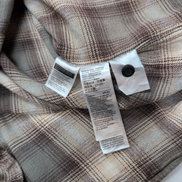 Chemise Levi's Vintage Flanelle Épaisse Carreaux Marron / Beige Taille L