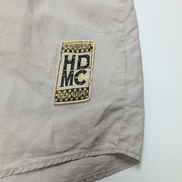 Chemise Harley-Davidson 2XL Sans Manches Gris Brodé Aigle Dos Lin Coton