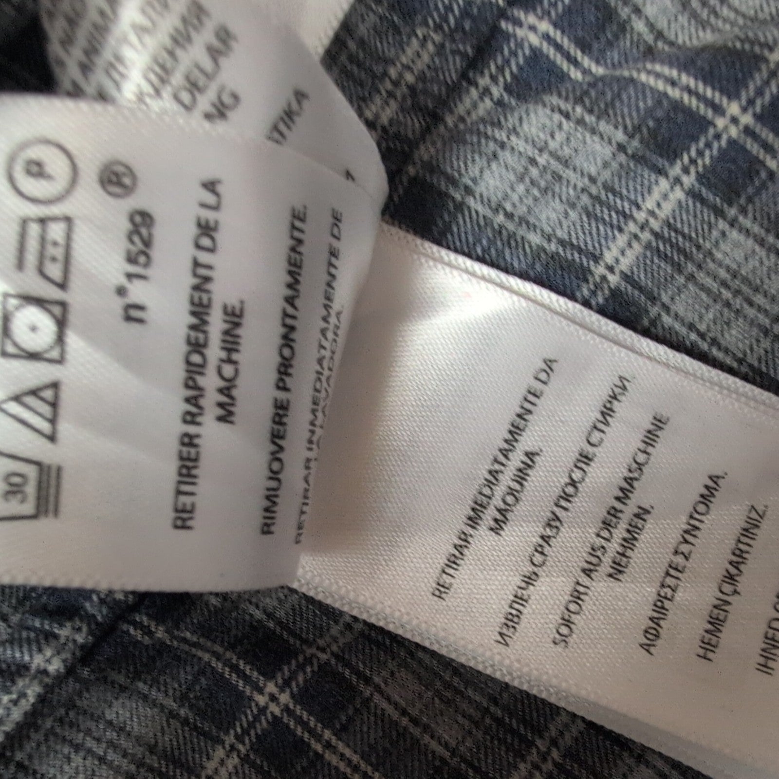 Chemise Ralph Lauren XL Gris Carreaux Classic Fit Logo Noir Button Down Shirt