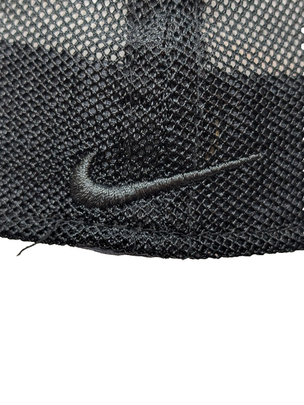 Casquette NIKE GOLF Vintage Noire et Grise Tour de tête 58 cm Sans Réglage
