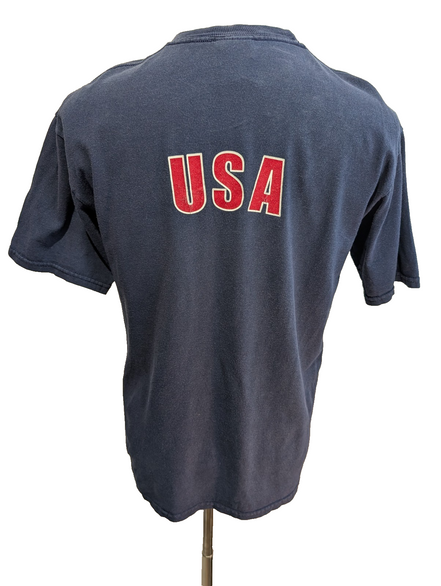 T-SHIRT USA 🇺🇸 FIFA World Cup 2006 Germany Jerzees M Football Vintage |111T