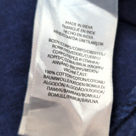 Chemise Ralph Lauren Indigo M Slim Fit bleu marine motif cachemire coton