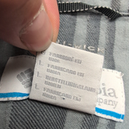 Chemise Columbia Omni Wick L Gris Rayures Manches courtes 100% Coton