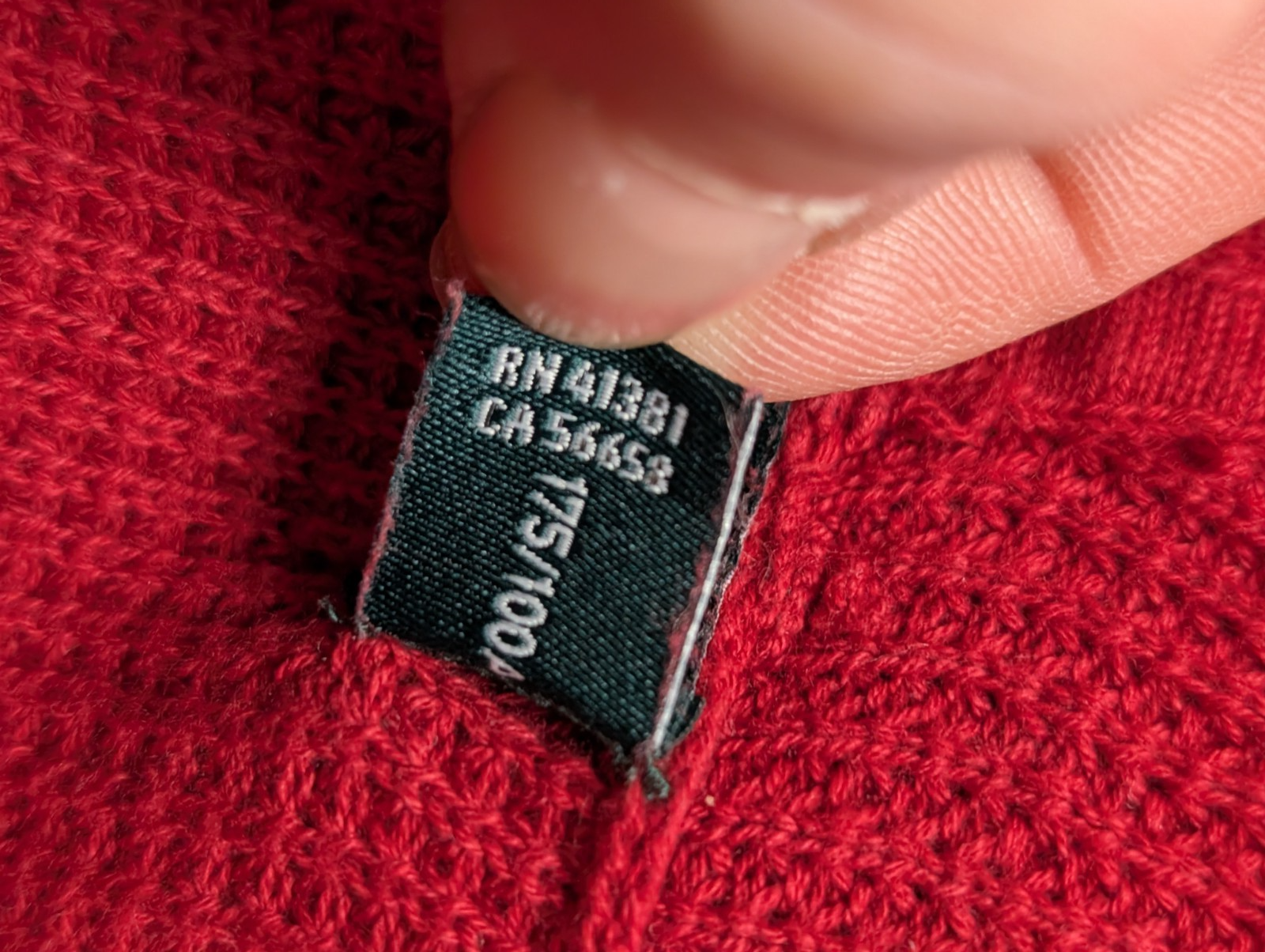 Pull Ralph Lauren (Lauren) Femme XL Rouge Foncé Capuche Plaque Logo 🏷️