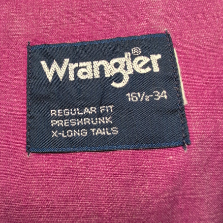 Chemise Wrangler Western à Rayures Multicolores - Taille L/XL