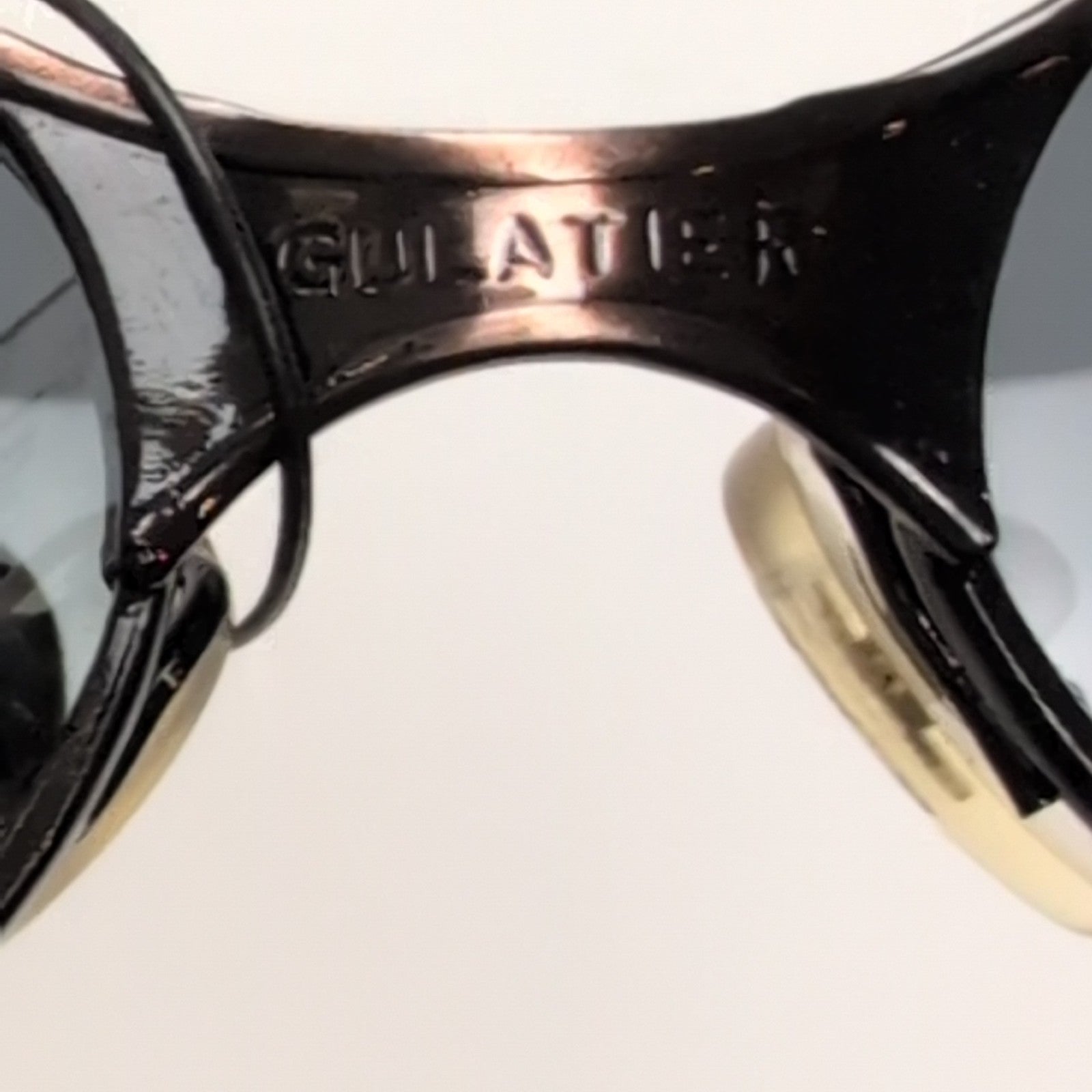 Lunettes de soleil Y2K Branche large Bronze Chrome Style Vintage Steampunk