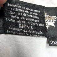 Harley Davidson chemise manches courtes gris clair ailes d’ange dos taille 2XL