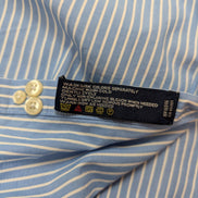 Chemise Nautica à Rayures Bleues & Blanches - Taille M