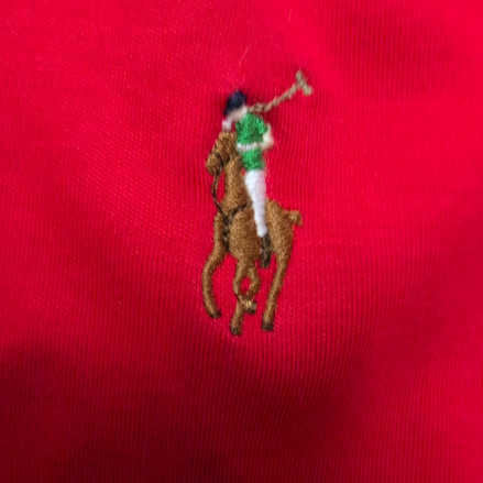 Polo Ralph Lauren Homme M Rouge Logo Marron Polo Manches Courtes
