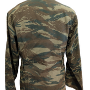 Veste Militaire Combat Armée Grecque Tiger Stripe Manches Longues - Taille S