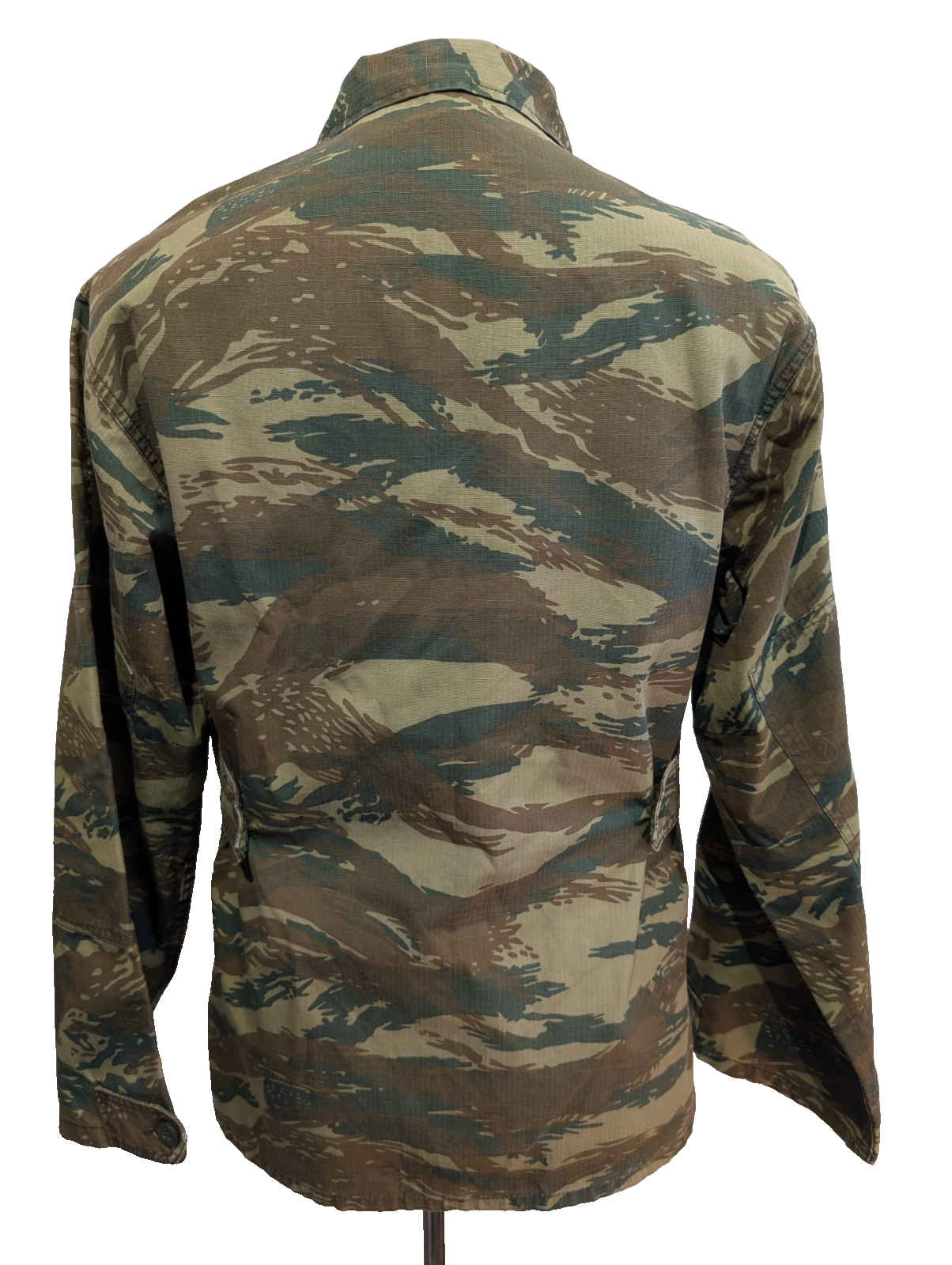 Veste Militaire Combat Armée Grecque Tiger Stripe Manches Longues - Taille S