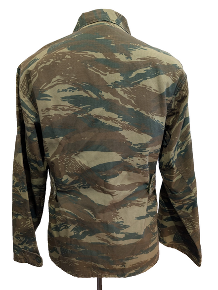 Veste Militaire Combat Armée Grecque Tiger Stripe Manches Longues - Taille S