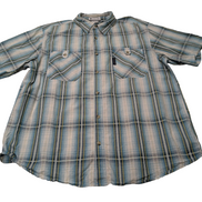 Chemise manches courtes Columbia à carreaux taille XL #203msch