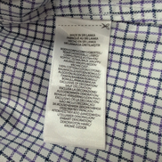 Chemise Ralph Lauren M L Violet Carreaux Oxford Slim Fit Shirt Col Classique