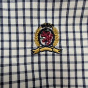 Chemise Tommy Hilfiger à Carreaux Bleu Foncé et Blanc 1 Poche - Taille L