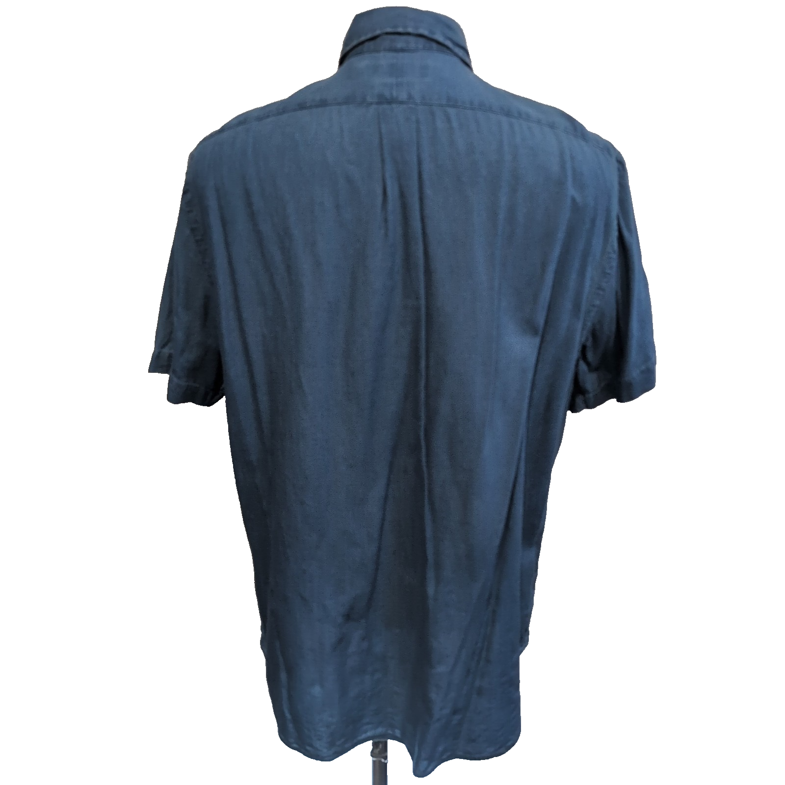 Chemise Ralph Lauren Indigo Oxford Taille XL Coton Manches Courtes