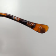 Lunettes de soleil Y2K  JD Optical Hippie Rondes Monture Métal Branche Fine