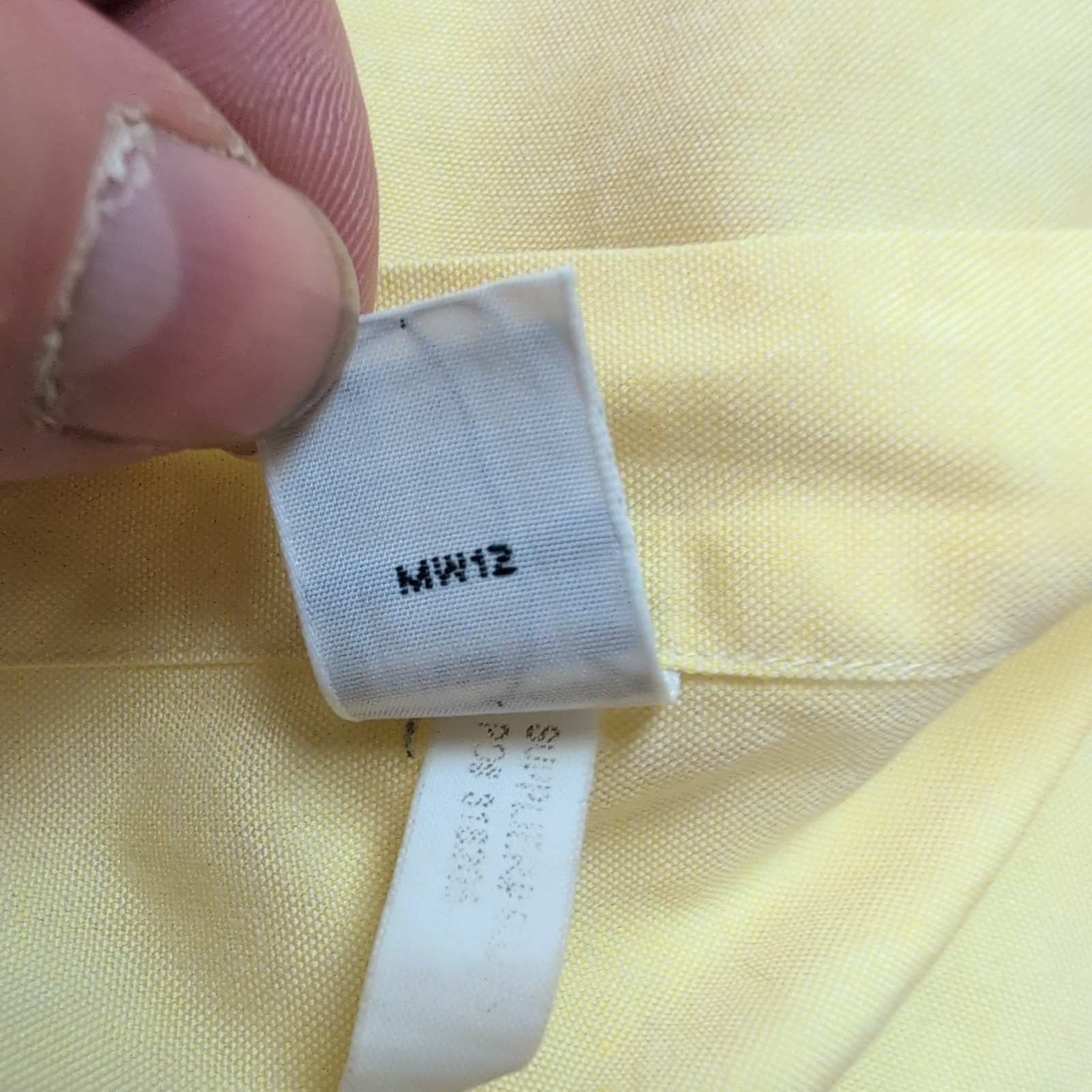 Chemise Ralph Lauren Classic Fit L XL Jaune Logo Premium Marron manches longues