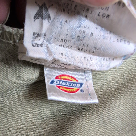 Chemise Dickies Beige M Workwear Vintage Poche Stylo