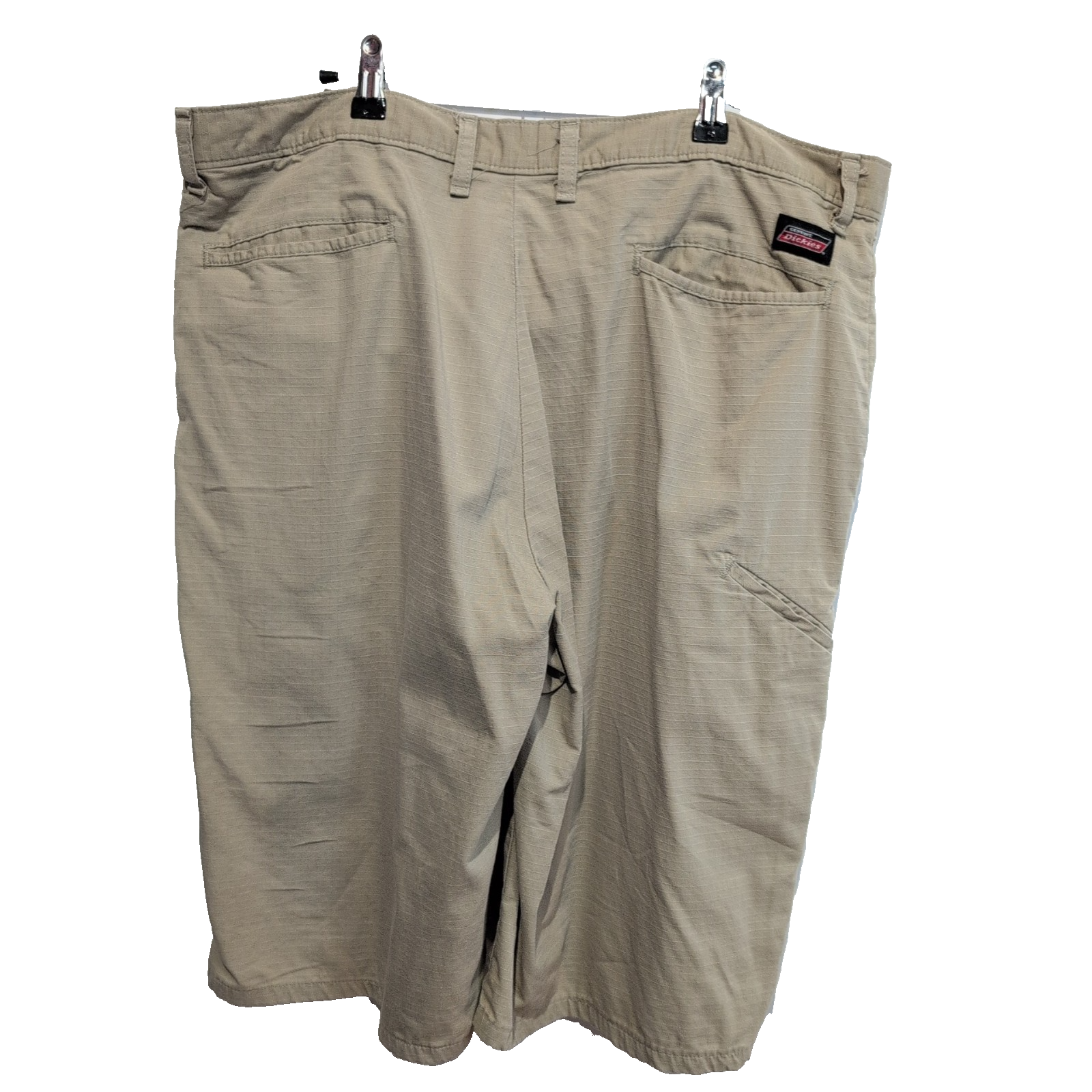 Short Dickies Workwear Crème Ripstop Homme W34 Coupe Droite Très Bon État