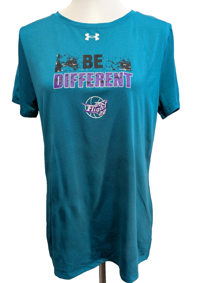 T-shirt de Sport Under Armour HeatGear Femme Vert Taille L
