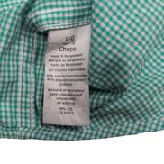 Chemise CHAPS verte à carreaux manches courtes taille L #1e