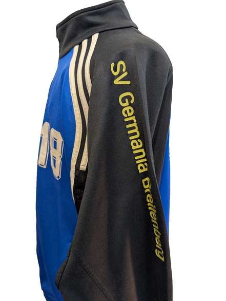 Veste de survêtement Adidas Bleue Taille XL (Mesures réelles)