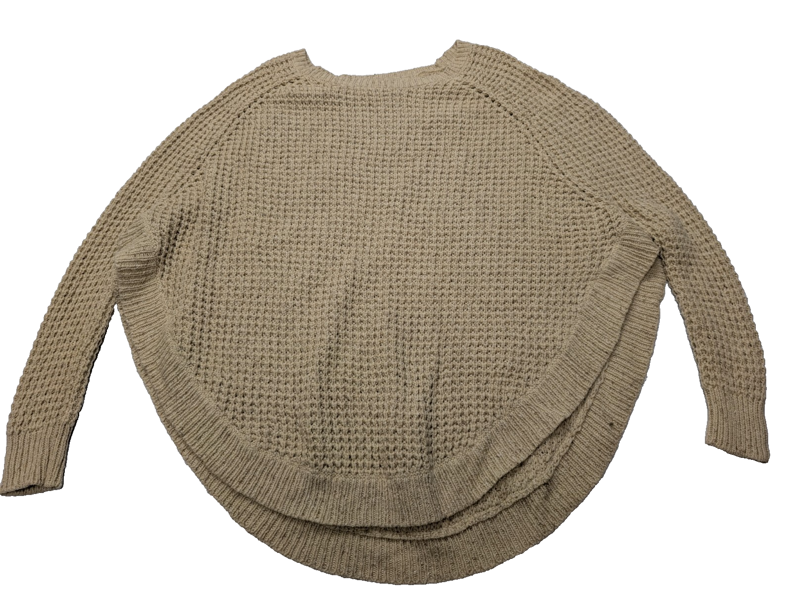 Pull Ralph Lauren (Lauren) Femme L Grosse Maille Style Cape Crème Vintage 🏷️