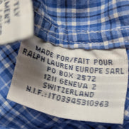 Chemise Polo Ralph Lauren Bleu à petits carreaux Taille L - Excellent état