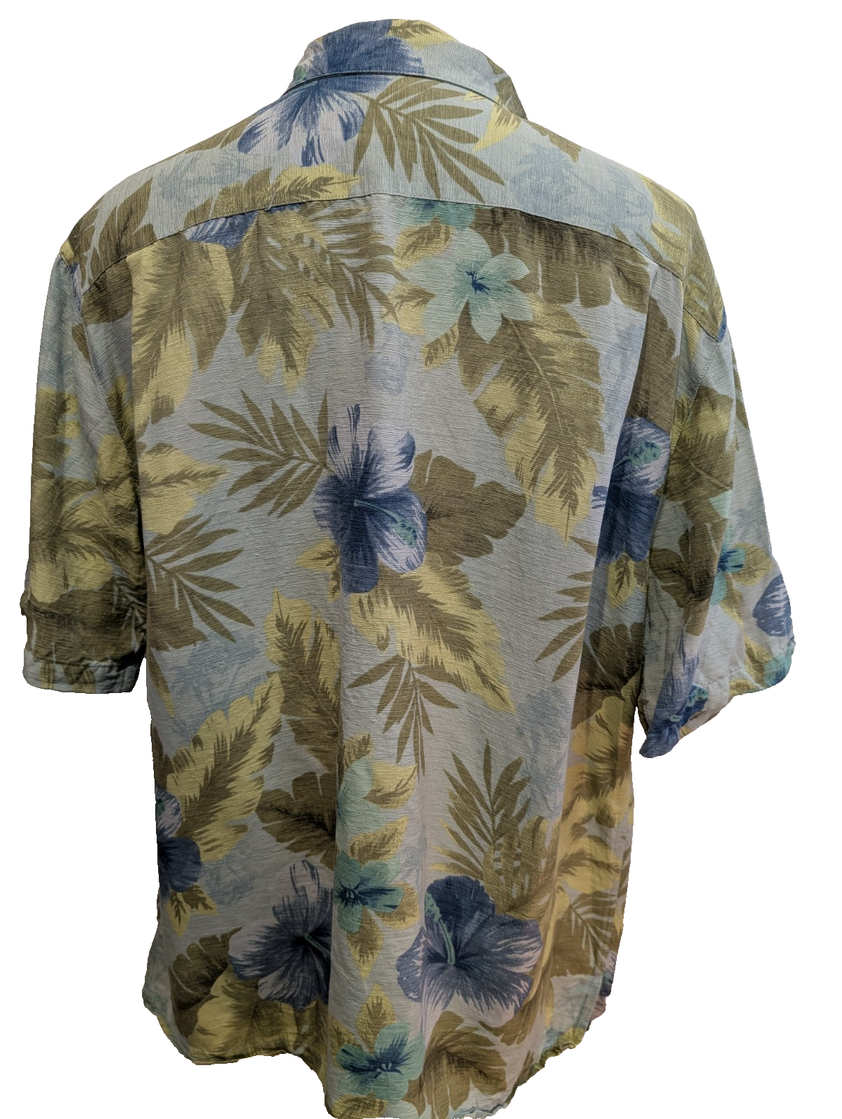 Chemise Hawaïenne Havana Jack's Café 100% Soie - Fleurs & Feuillage - XL
