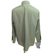 Chemise TOWNCRAFT Taille L Verte Col Pointe Permanent Press Vintage