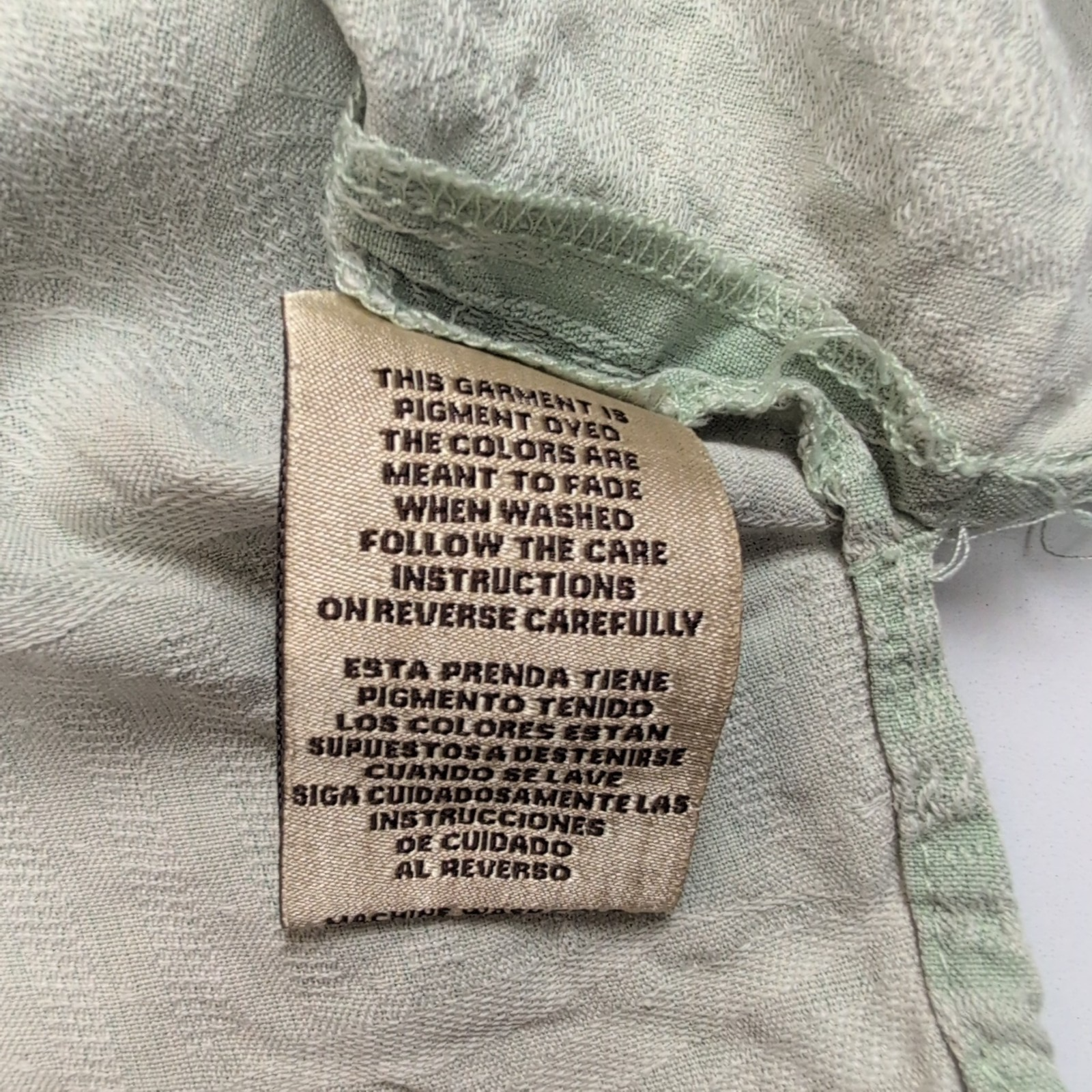 Chemise Hawaïenne Jamaica Jaxx XXL 100% Soie Vert Feuillage Boutons Bois