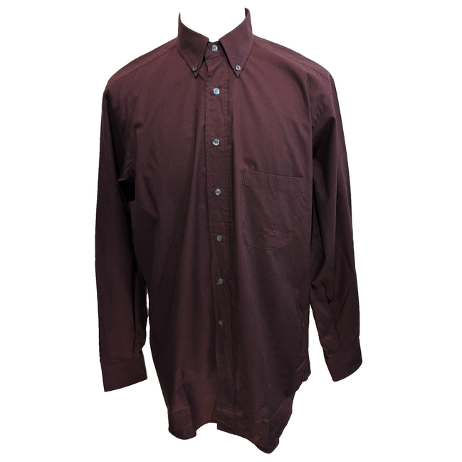 Chemise Peter & Sons New York L Made in Italy Neuve Unie Manches longues