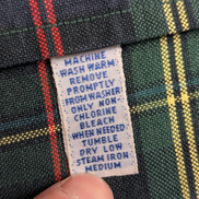 Chemise Polo Ralph Lauren Shirt XL Tartan Vert Rouge Écusson Polo Club Button