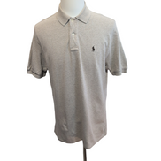 Polo Ralph Lauren Homme L Marron Clair Logo Marron Foncé Polo Manches Courtes
