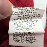 Haut Femme Kéama Taille XXL Rouge Col V Manches Longues Extensible Neuf