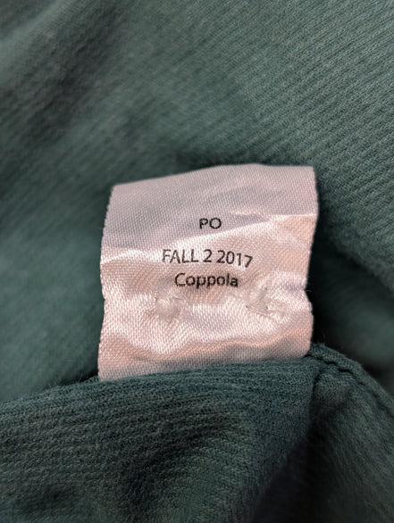 UNTUCKit XL Chemise Velours Côtelé Vert Forêt Coton Coupe Décontractée