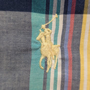 CHEMISE Ralph Lauren Homme M CLASSIC FIT Multicolore Carreaux Logo Jaune